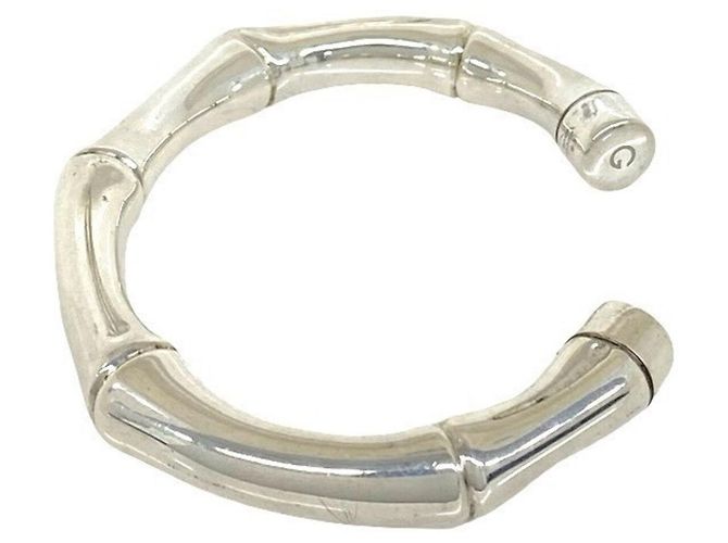Bracelete Gucci Bamboo em Prata de Lei 925 - vista 3