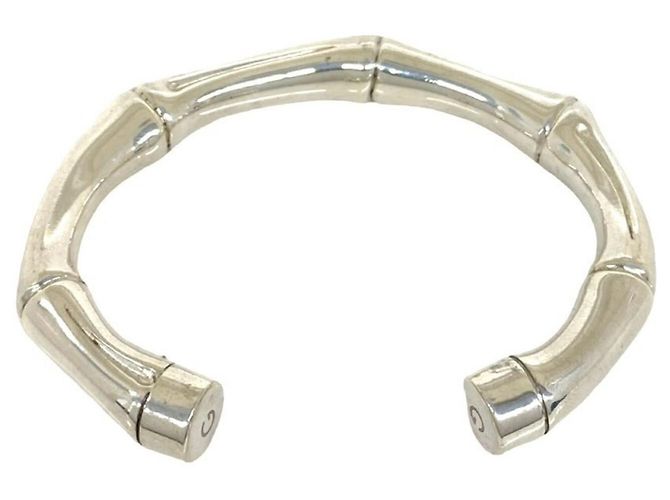 Bracelete Gucci Bamboo em Prata de Lei 925 - vista 5