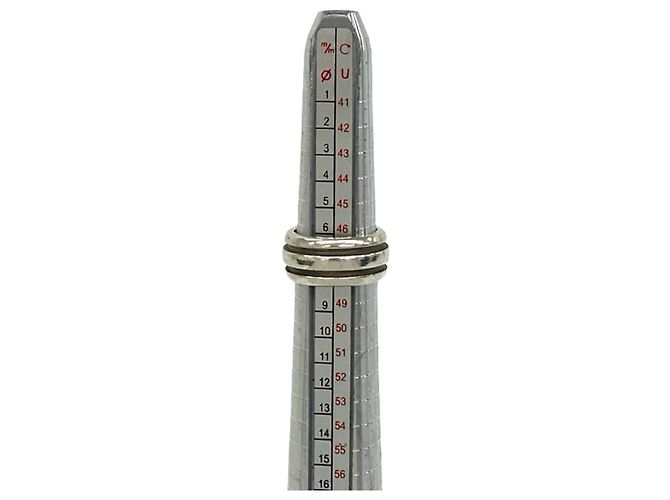 Tiffany & Co Anello Tiffany Vintage Grooved Double Line Argento - vista 7