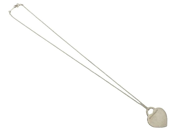 Tiffany & Co Tiffany Vintage Notes Heart Tag Halskette Silber - Ansicht 6