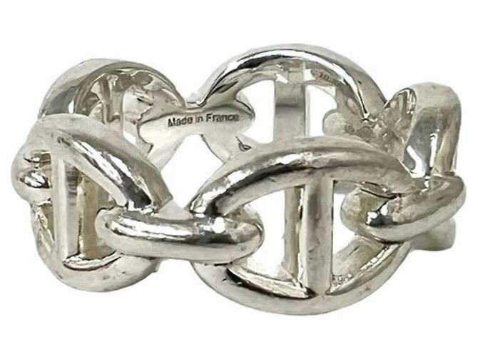Ring Anello Hermès Enchainée PM in argento sterling - vista 5
