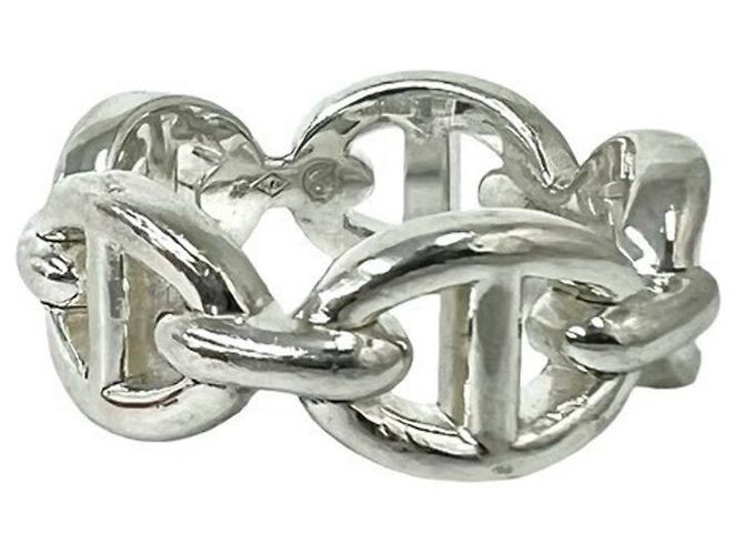 Ring Anello Hermès Enchainée PM in argento sterling - vista 6