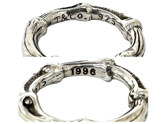 Tiffany & Co Anello Tiffany Vintage Bamboo in Argento 925 - vista 3