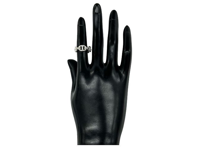 Hermès Hermes Enchainée PM Bandring Silber - Ansicht 2