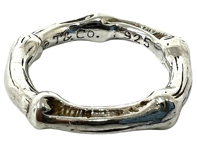 Anello Bamboo Vintage Tiffany & Co. Argento - vista 3