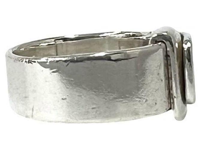 Hermès Hermes Vintage Faltring Silber - Ansicht 5