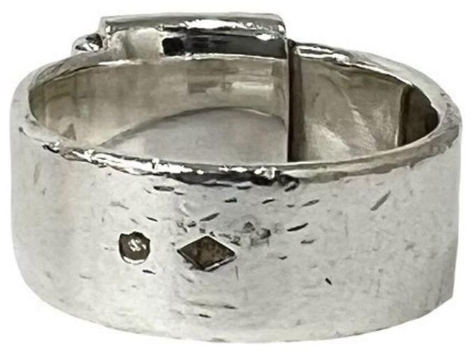 Hermès Hermes Vintage Faltring Silber - Ansicht 6