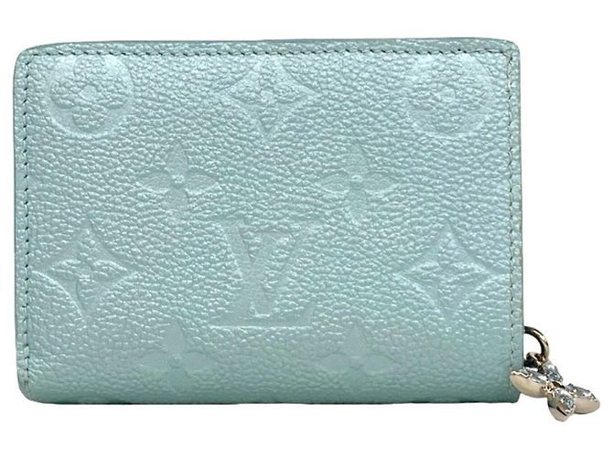 Louis Vuitton Portefeuille Claire Bi-fold Wallet Blu - vista 2