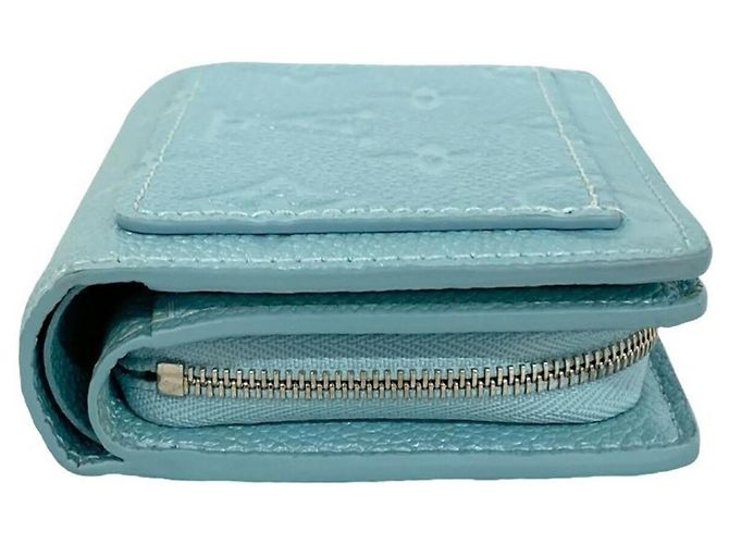 Louis Vuitton Portefeuille Claire Bi-fold Wallet Blu - vista 5
