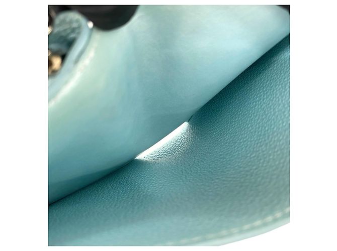 Louis Vuitton Portefeuille Claire Bi-fold Wallet Blu - vista 8