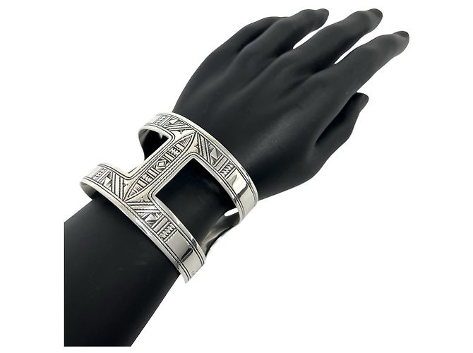 Bracciale Hermès Vintage Touareg Argento - vista 2