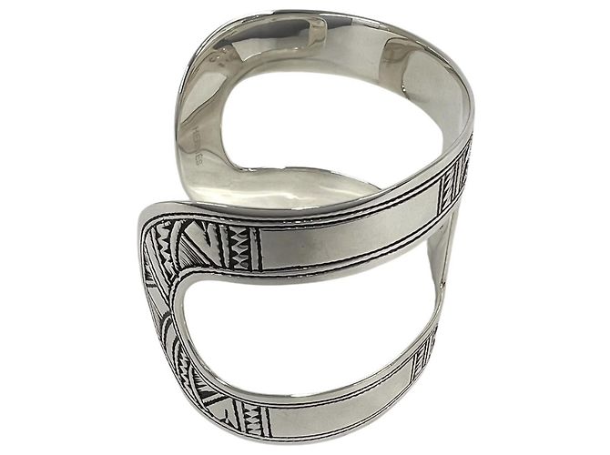 Bracciale Hermès Vintage Touareg Argento - vista 5