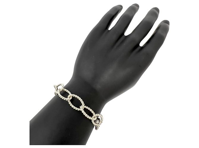 Bracciale Tiffany & Co. Vintage Oval Link Twist Argento - vista 2