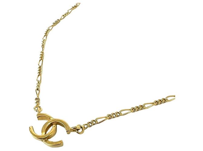 Collana Pendente CHANEL Vintage Motif Coco Mark GP D'oro - vista 4