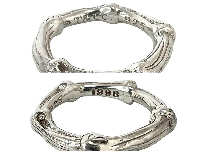 Tiffany & Co Anello Tiffany Vintage Bamboo Band Argento - vista 3
