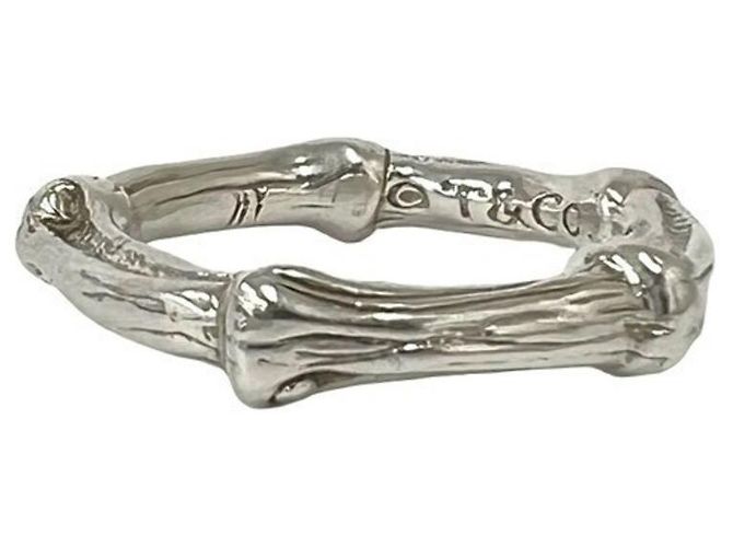 Tiffany & Co Anello Tiffany Vintage Bamboo Band Argento - vista 4