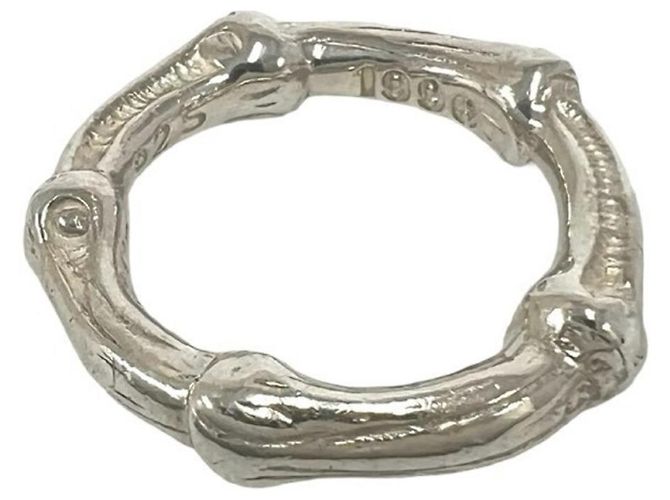 Tiffany & Co Tiffany Vintage Bamboo Band Ring Silber - Ansicht 5