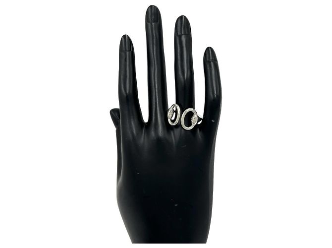 Hermès Hermes Vintage Nausicaä Bandring Silber - Ansicht 2