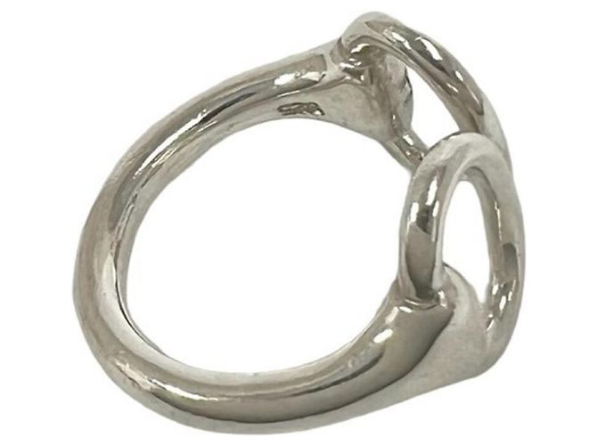 Hermès Hermes Vintage Nausicaä Bandring Silber - Ansicht 5