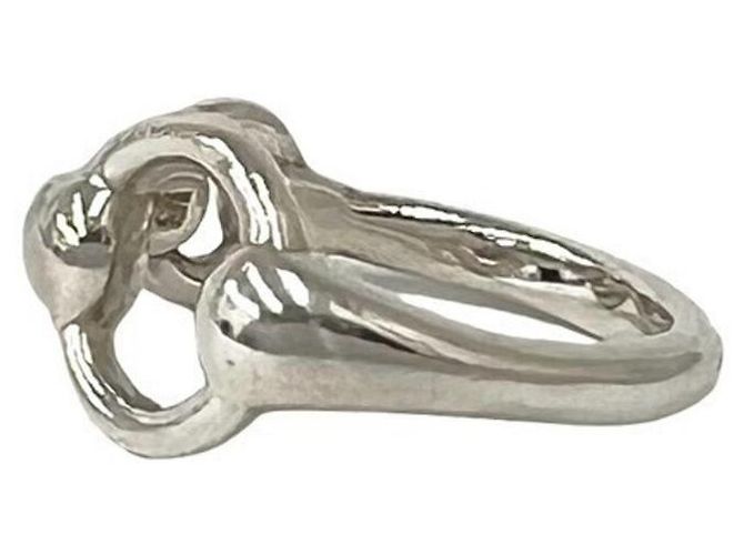 Ring Hermès Anello Hermes Vintage Horsebit in Argento 925 - vista 4