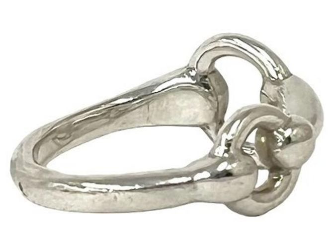Ring Hermès Anello Hermes Vintage Horsebit in Argento 925 - vista 5