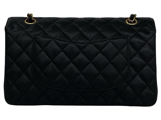 Timeless Borsa a tracolla Chanel Matelassé Double Flap Nero - vista 3