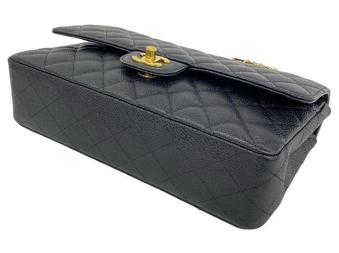 Timeless Borsa a tracolla Chanel Matelassé Double Flap Nero - vista 8