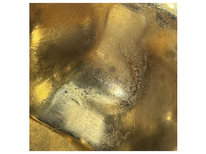 Gucci Lion Head Ring mit Kristallen Golden - Ansicht 6