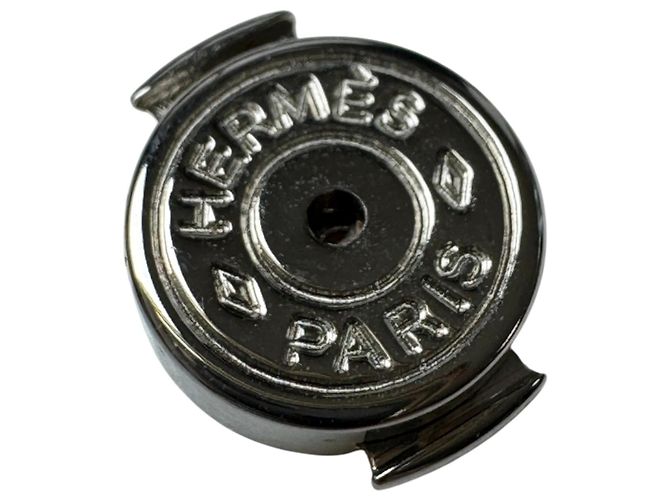 Hermès Hermes Cage d'H H-Cube Ohrringe Silber Roh - Ansicht 10