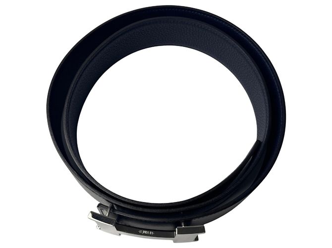 Hermès Cintura Hermes Constance Nero Blu navy - vista 2