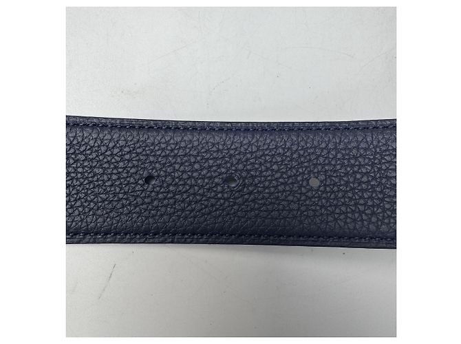 Hermès Cintura Hermes Constance Nero Blu navy - vista 6