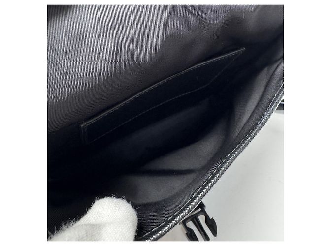 Saffiano Prada PRADA Borsa a tracolla per smartphone Mini Nero - vista 7