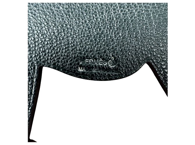 Hermès Charm cane Petit H Hermes da donna Verde Marrone scuro - vista 6