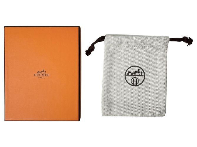 Hermès Charm cane Petit H Hermes da donna Verde Marrone scuro - vista 7