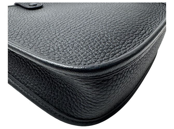 Hermès Borsa a tracolla Hermes Evelyne TPM Black Noir Gold Hardware Nero - vista 15
