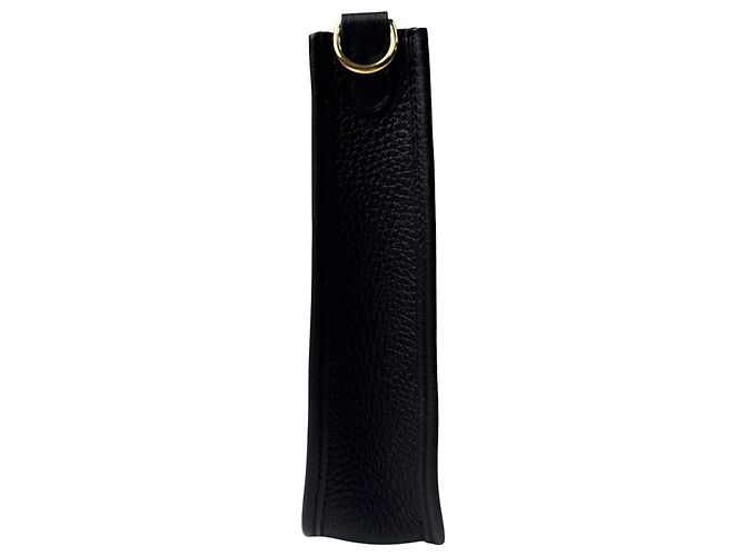 Hermès Borsa a tracolla Hermes Evelyne TPM Black Noir Gold Hardware Nero - vista 5
