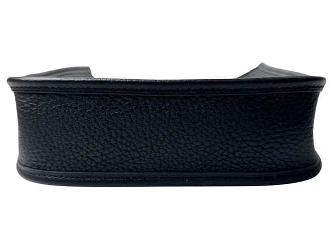 Hermès Borsa a tracolla Hermes Evelyne TPM Black Noir Gold Hardware Nero - vista 6