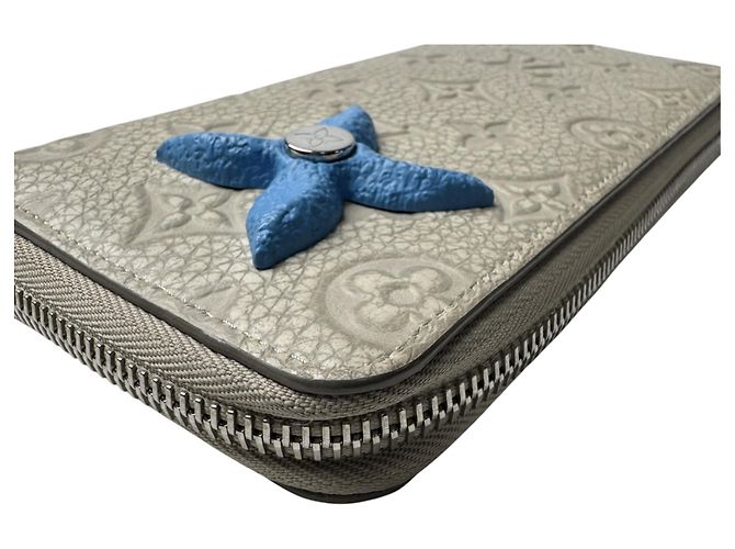 Louis Vuitton Zippy Wallet Climbing Vertical M81573 IC Bianco - vista 11