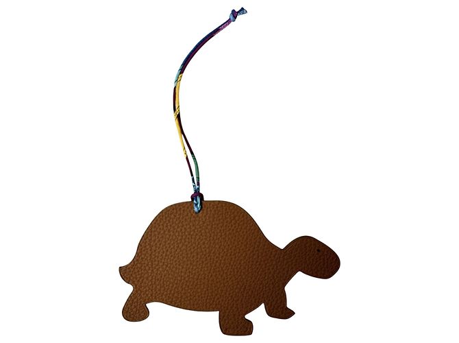 Hermès Charm tartaruga Petit H Hermes da donna Marrone Verde - vista 2