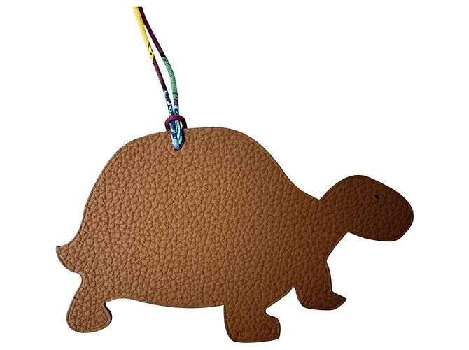 Hermès Charm tartaruga Petit H Hermes da donna Marrone Verde - vista 4
