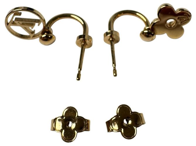 Pendientes Blooming Louis Vuitton Dorado - vista 5