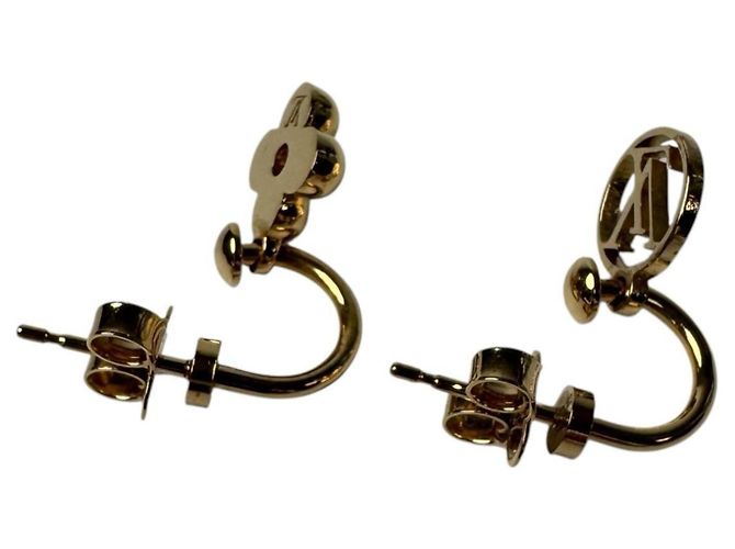 Pendientes Blooming Louis Vuitton Dorado - vista 8