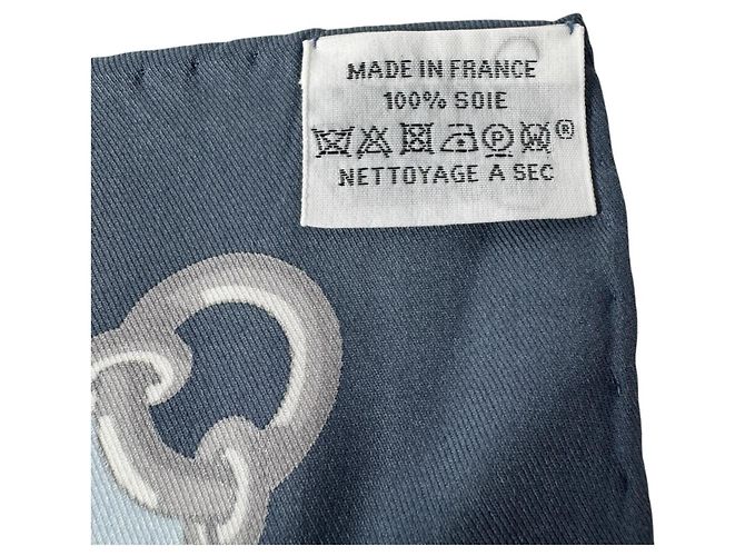 Hermès Foulard di seta Hermes Carre 70 - Design Palonniers Multicolore - vista 5