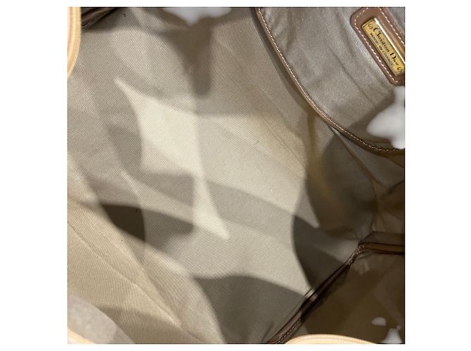 Christian Dior Dior Square Boston Bag Honeycomb Marrone scuro - vista 8