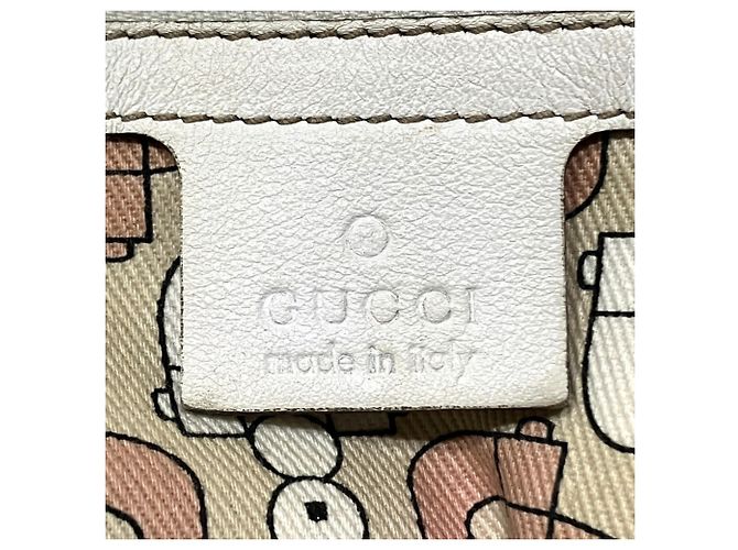 Borsa Tote Gucci GG Canvas, Sherry Line Beige - vista 4