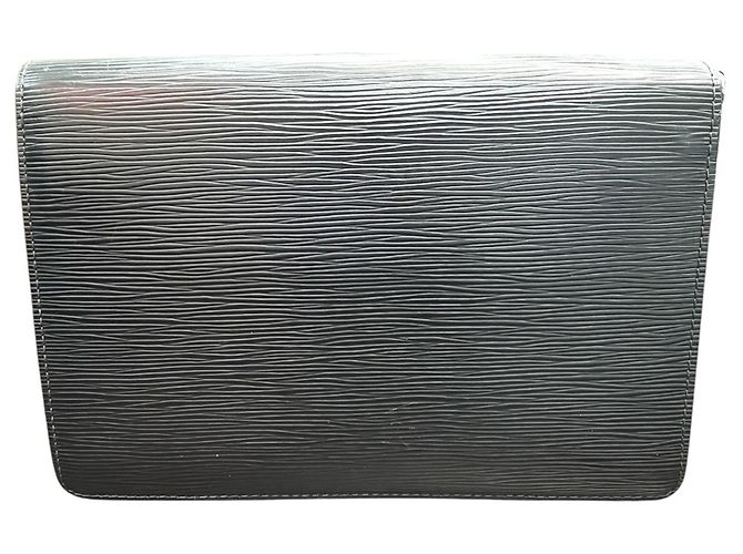 Borsa a pochette Louis Vuitton in pelle Epi Nero - vista 2