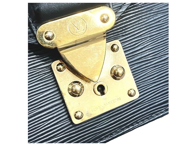 Borsa a pochette Louis Vuitton in pelle Epi Nero - vista 6