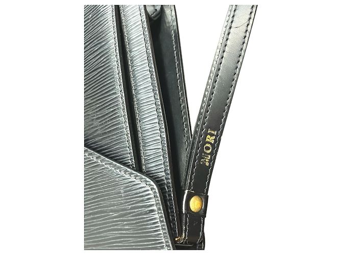 Borsa a pochette Louis Vuitton in pelle Epi Nero - vista 7