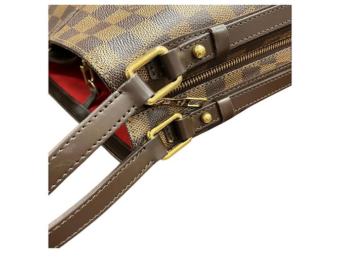 Borsa a tracolla Louis Vuitton Cavalli Vington Marrone - vista 8