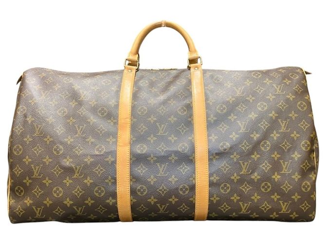 Borsa Boston Louis Vuitton Keepall 60 Marrone - vista 2
